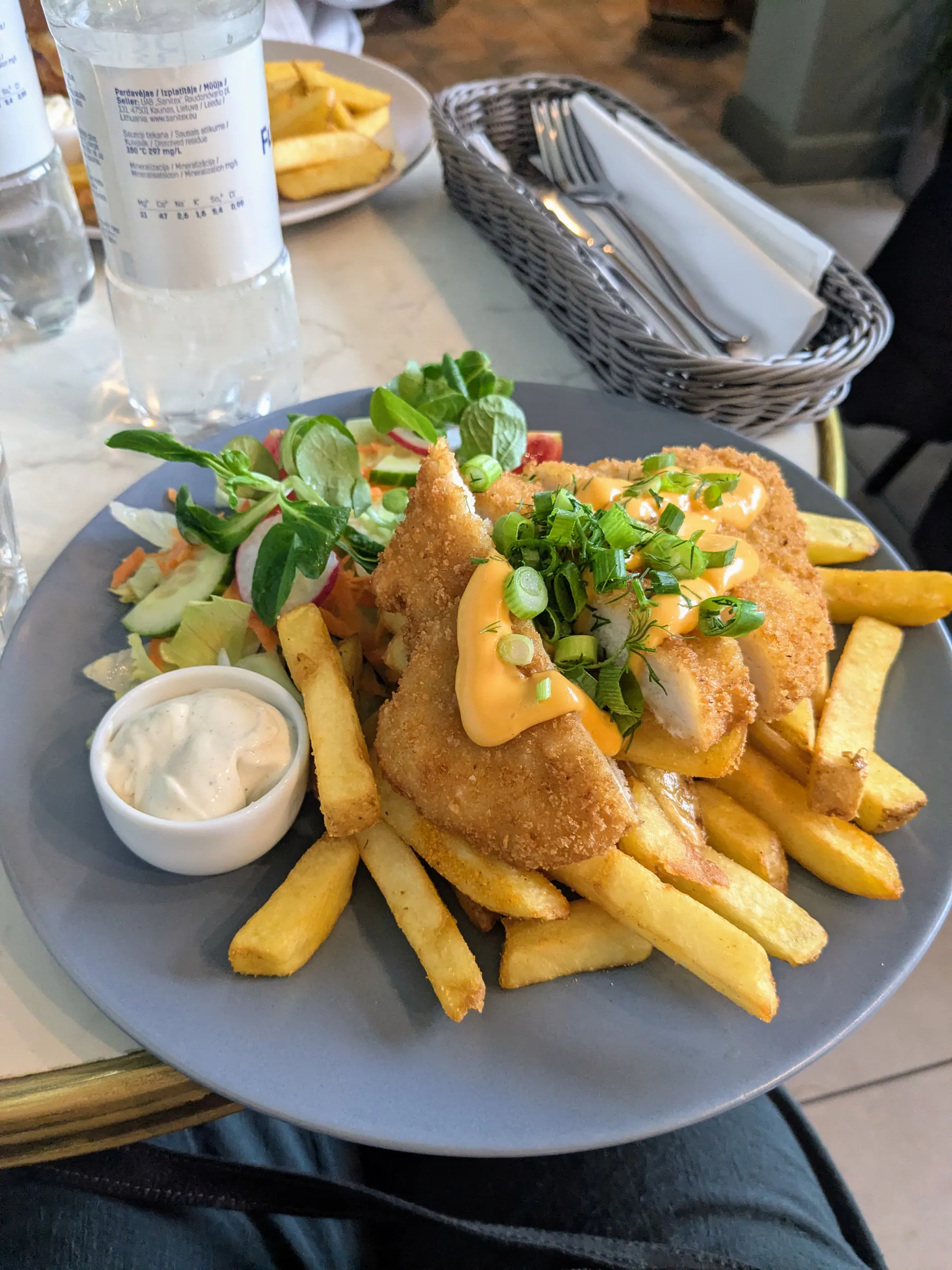 A plate of fish and chips served at Papus in Seaside Park