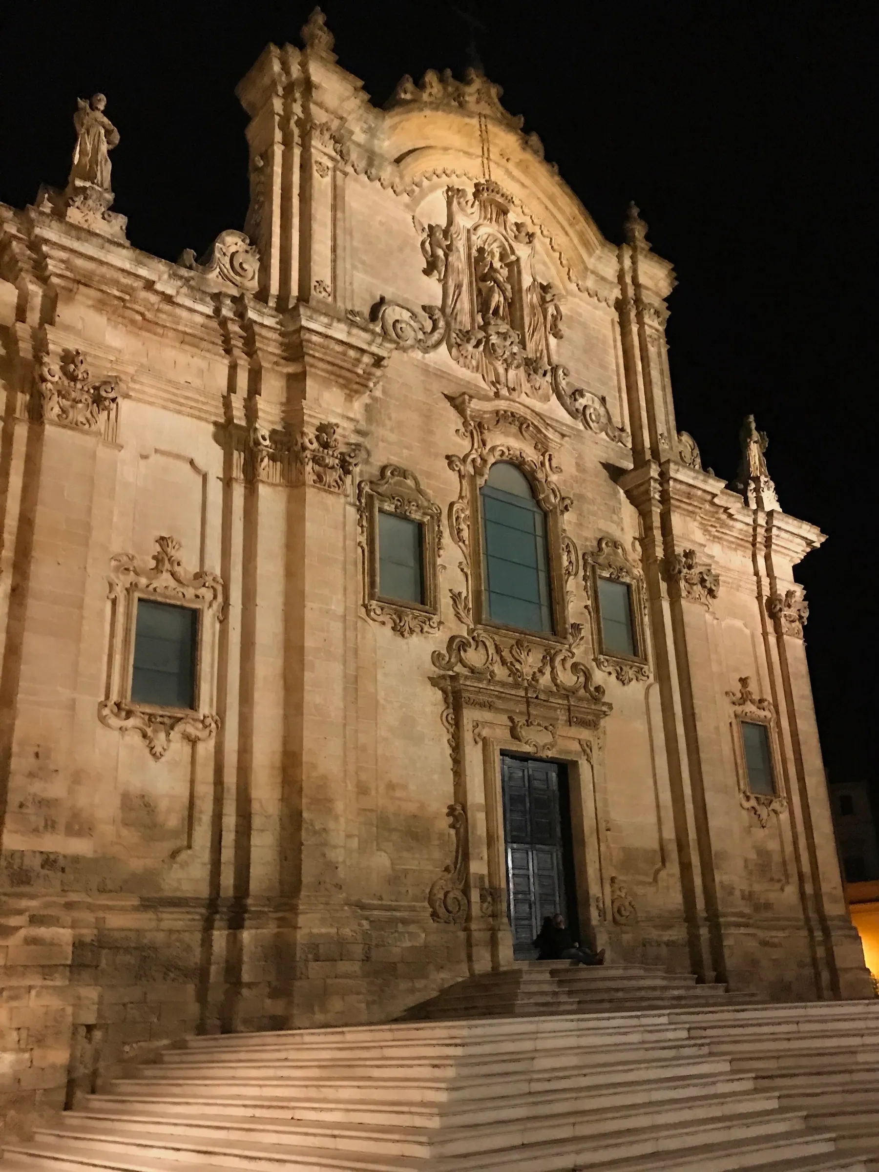 The ornate facade of Chiesa del Purgatorio