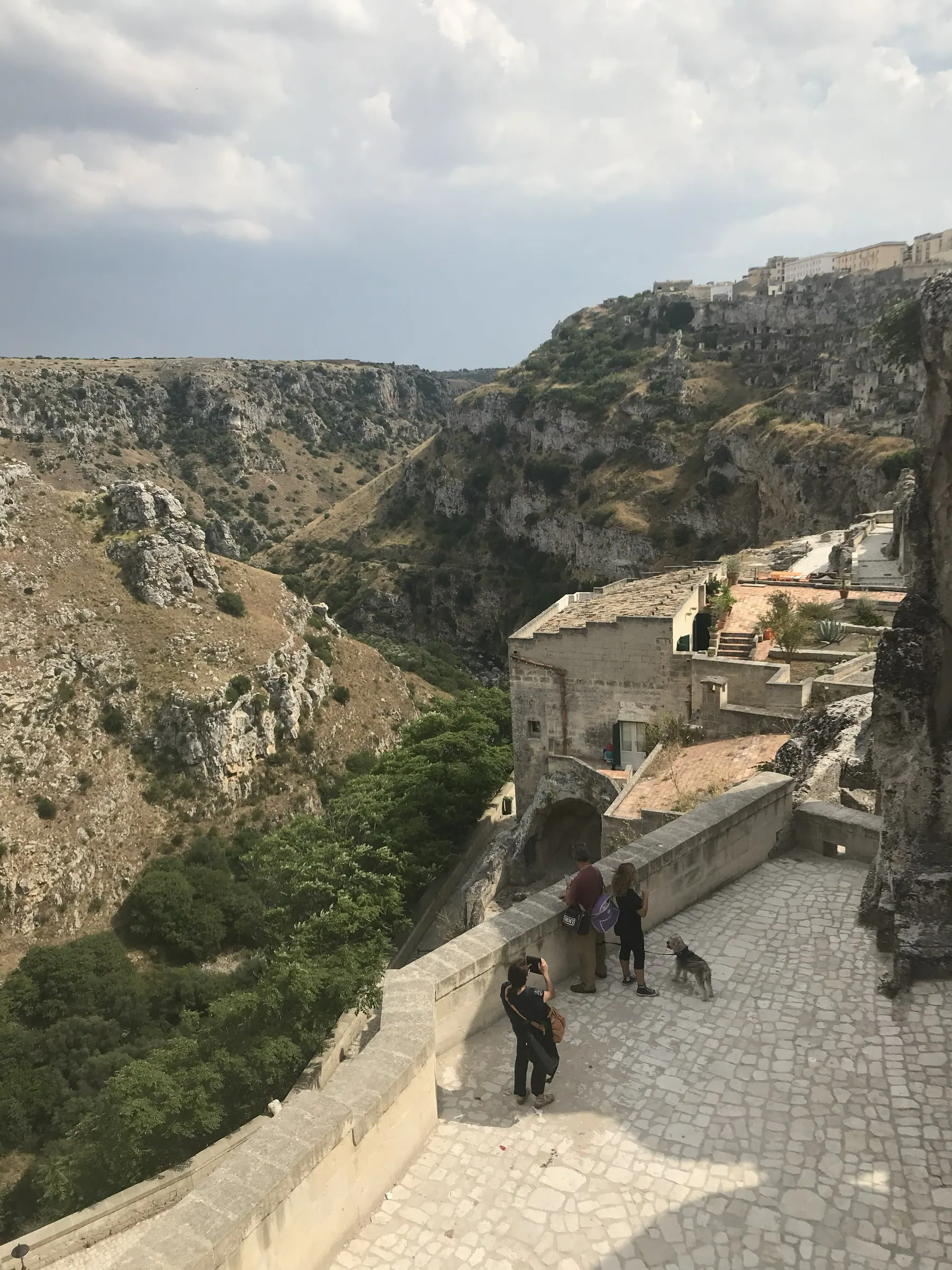 A path and bridge in the Gravina below Matera
