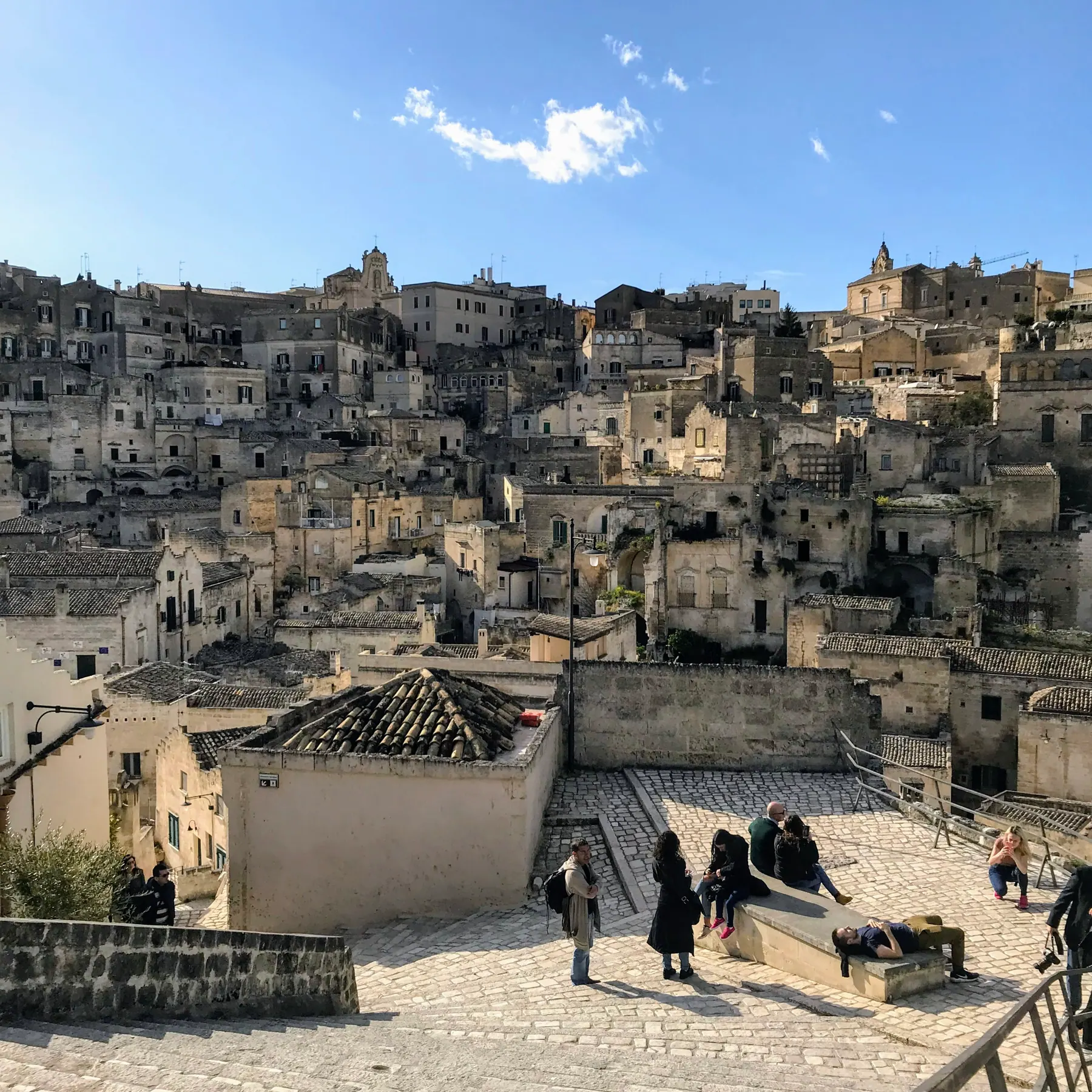 A rock-cut church on the Murgia side of Matera