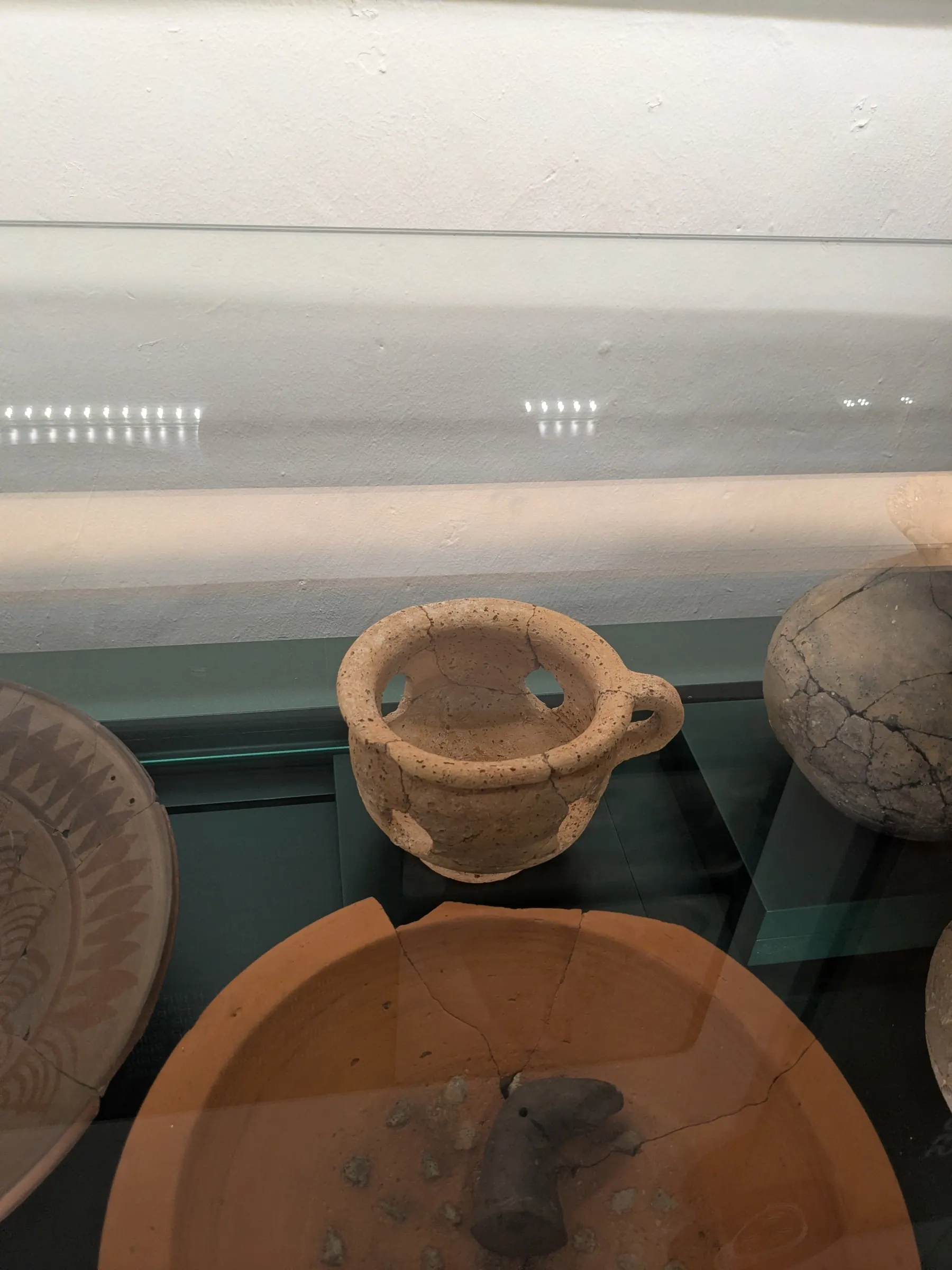 Iberian archaeological objects displayed in the Casa de la Senyoria museum